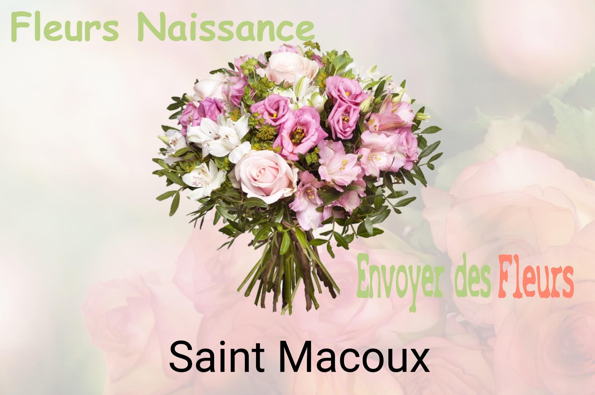 Bouquet de fleurs de naissance livré à Saint-Macoux